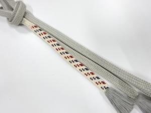 正絹　撚り房　手組帯締め